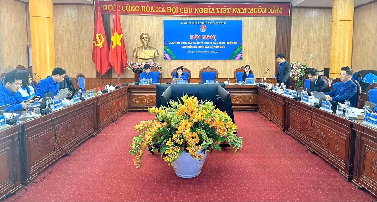 Hội nghị giao ban công tác Đoàn và phong trào thanh thiếu nhi 6 tháng đầu năm 2023 Cụm miền núi Đông Bắc Bộ