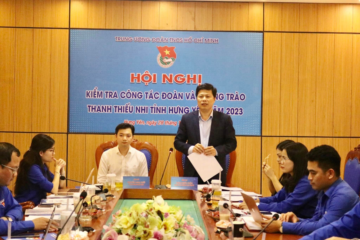 Ông Trần Quốc Toản - Phó Bí thư Thường trực Tỉnh uỷ, Chủ tịch HĐND tỉnh Hưng Yên phát biểu tại buổi làm việc