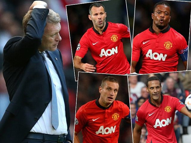 Moyes sẽ đau đầu với những lão tướng xế chiều