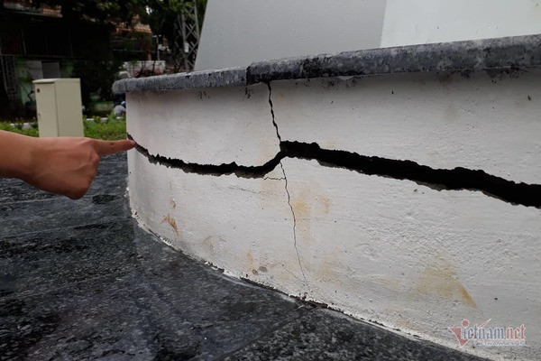 Công trình tiền tỷ ở Quảng Trị nứt toác sau 1 tháng sử dụng ảnh 3