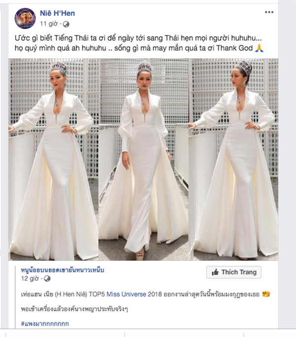 H'Hen Niê nổi bật trên cộng đồng mạng Thái Lan với bộ váy dạ hội xẻ ngực táo bạo ảnh 6