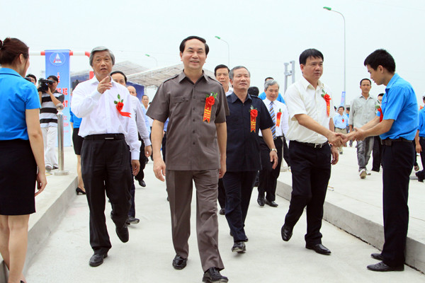 Bộ trưởng Bộ Công an, Trần Đại Quang thăm công trình