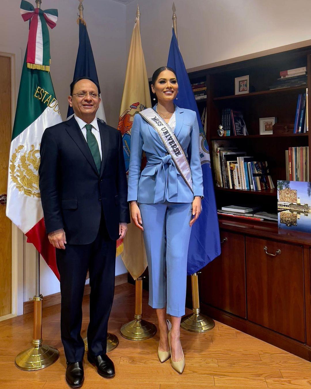 Cô chủ yếu thực hiện các hoạt động đi tour truyền thông, đến thăm các đài truyền hình, talk show, tham gia các sự kiện ngoại giao...