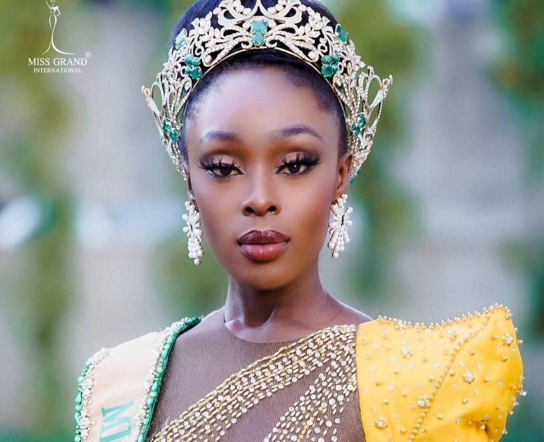 Hoa hậu Hoà bình quốc tế 2020 Abena Akuaba.