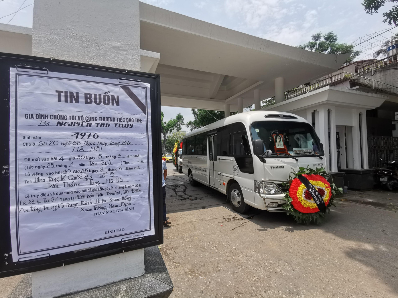 Hoa hậu Thu Thủy sẽ được an táng tại nghĩa trang Hành Thiện, Xuân Hồng, Xuân Trường, Nam Định.