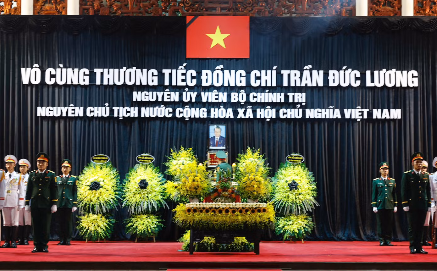 Lễ viếng nguyên Chủ tịch nước Trần Đức Lương ảnh 2
