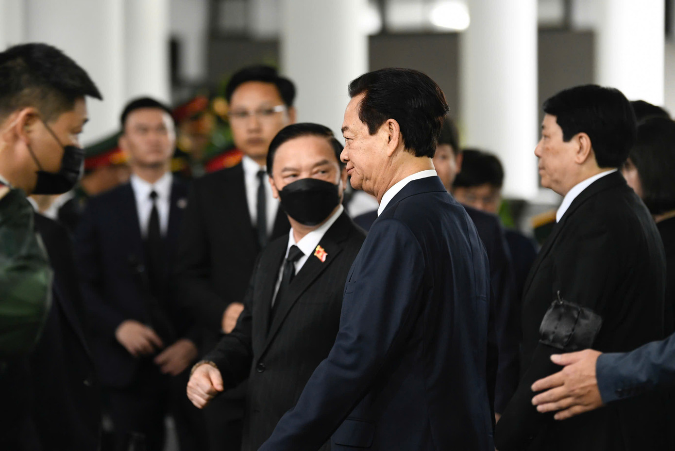 Lễ viếng nguyên Chủ tịch nước Trần Đức Lương ảnh 5 Lễ viếng nguyên Chủ tịch nước Trần Đức Lương ảnh 5