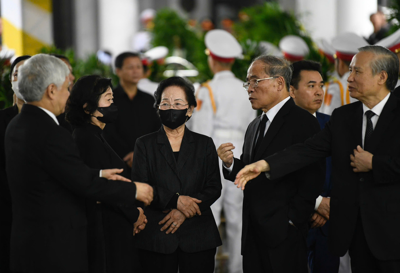 Lễ viếng nguyên Chủ tịch nước Trần Đức Lương ảnh 6 Lễ viếng nguyên Chủ tịch nước Trần Đức Lương ảnh 6