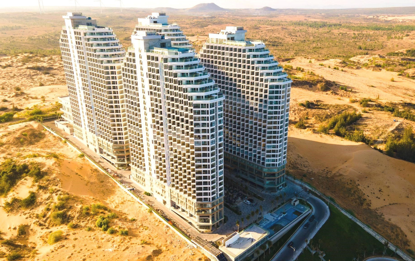 Dự án Apec Mandala Wyndham Mũi Né cũng vừa được khánh thành. (Ảnh: Apec)