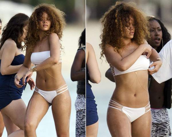 Hình ảnh mới nhất của Rihanna với mái tóc nâu vàng. Hình ảnh mới nhất của Rihanna với mái tóc nâu vàng