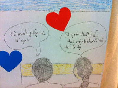 Học giới tính qua tranh, ảnh và thảo luận trực tiếp với thầy cô giáo trong chiến dịch “Cùng chia sẻ”