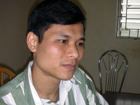 Phạm nhân Bùi Văn Chung. . Phạm nhân Bùi Văn Chung.