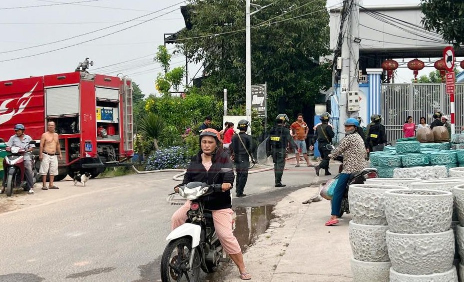 Khu vực hiện trường nơi xảy ra vụ việc