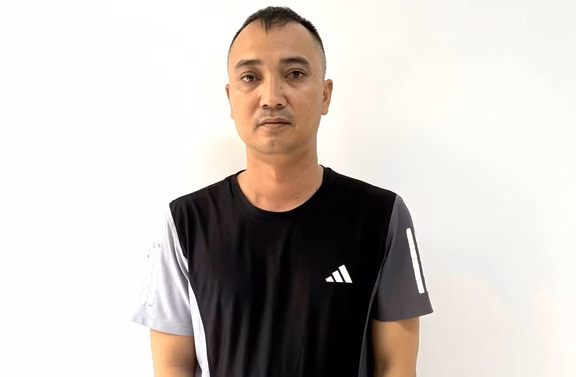 Nguyễn Tiến Hải tại cơ quan công an