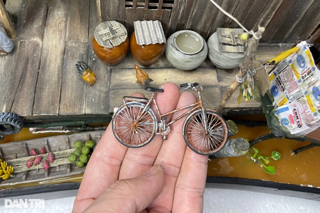 Mọi chi tiết nhỏ đều được Khánh làm tỷ mỷ (Ảnh: Nguyễn Cường).