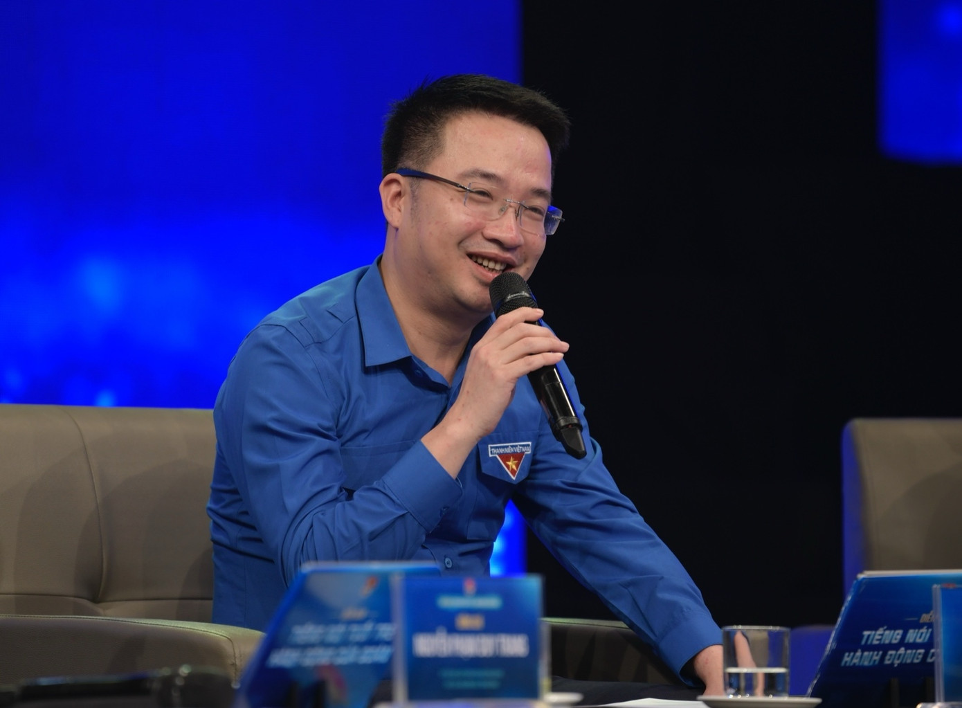 Anh Nguyễn Tường Lâm chia sẻ tại Diễn đàn. Ảnh: Như Ý Anh Nguyễn Tường Lâm chia sẻ tại Diễn đàn. Ảnh: Như Ý