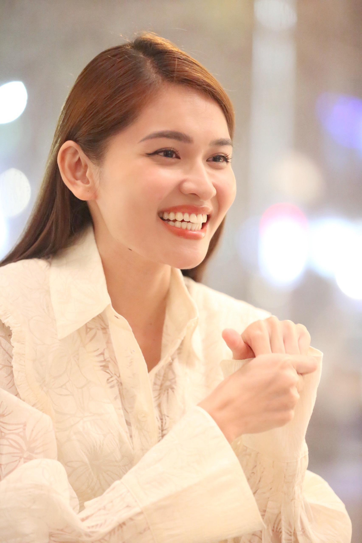 Á hậu Thùy Dung chia sẻ về cuộc sống sau hôn nhân. Ảnh: Trọng Tài.