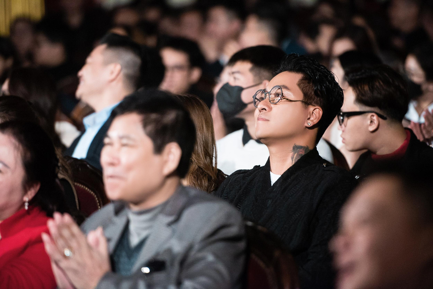 Ca sĩ Tuấn Hưng, Bằng Kiều tới ủng hộ đêm nhạc của Mars Anh Tú. Ảnh: BTC.