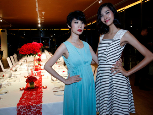 Xuân Lan và học trò Hoàng Thùy