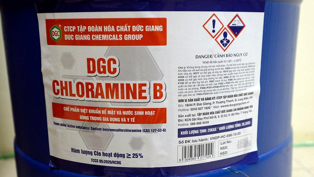 Sản phẩm Cloramin B được trao tặng