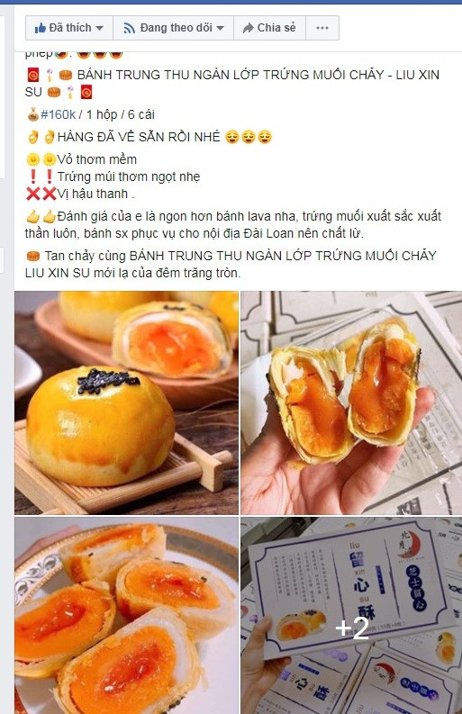 Bánh trung thu nhân chảy tràn 'made in Trung Quốc' tung hoành chợ mạng ảnh 3