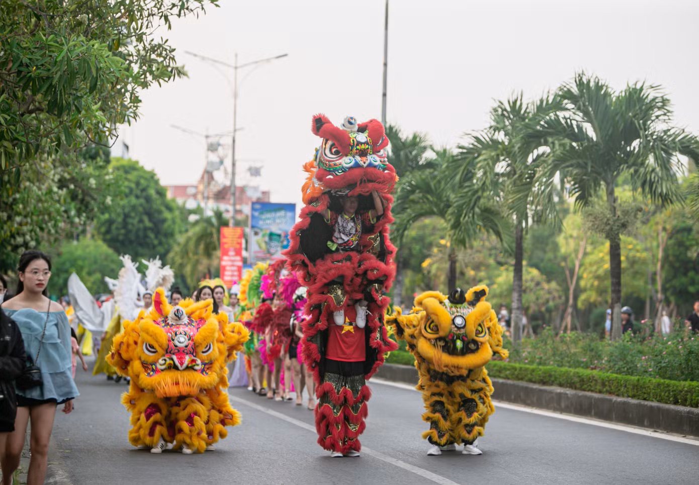 Đội múa Lân - Sư - Rồng.
