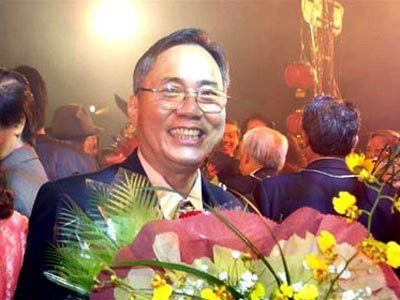 GS-TS Nguyễn Quý Đạo tại lễ “Vinh danh nước Việt” 2005 Ảnh: Lan Anh