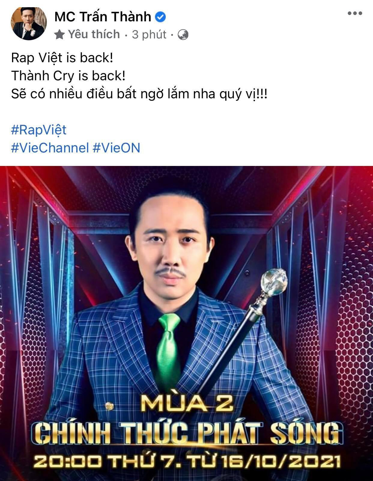 MC Trấn Thành tái xuất sau ồn ào từ thiện MC Trấn Thành tái xuất sau ồn ào từ thiện