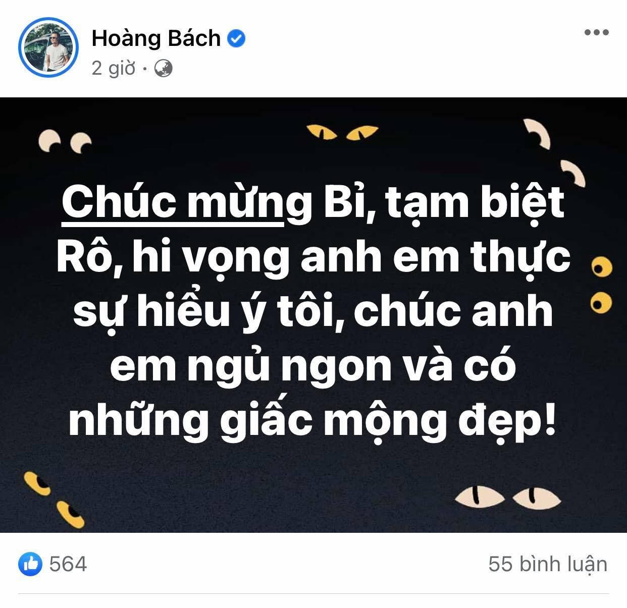 Ca sĩ Hoàng Bách gửi lời chúc mừng tới đội tuyển Bỉ và tạm biệt Cristiano Ronaldo khi Bồ Đào Nha đã trở thành cựu vương Ca sĩ Hoàng Bách gửi lời chúc mừng tới đội tuyển Bỉ và tạm biệt Cristiano Ronaldo khi Bồ Đào Nha đã trở thành cựu vương