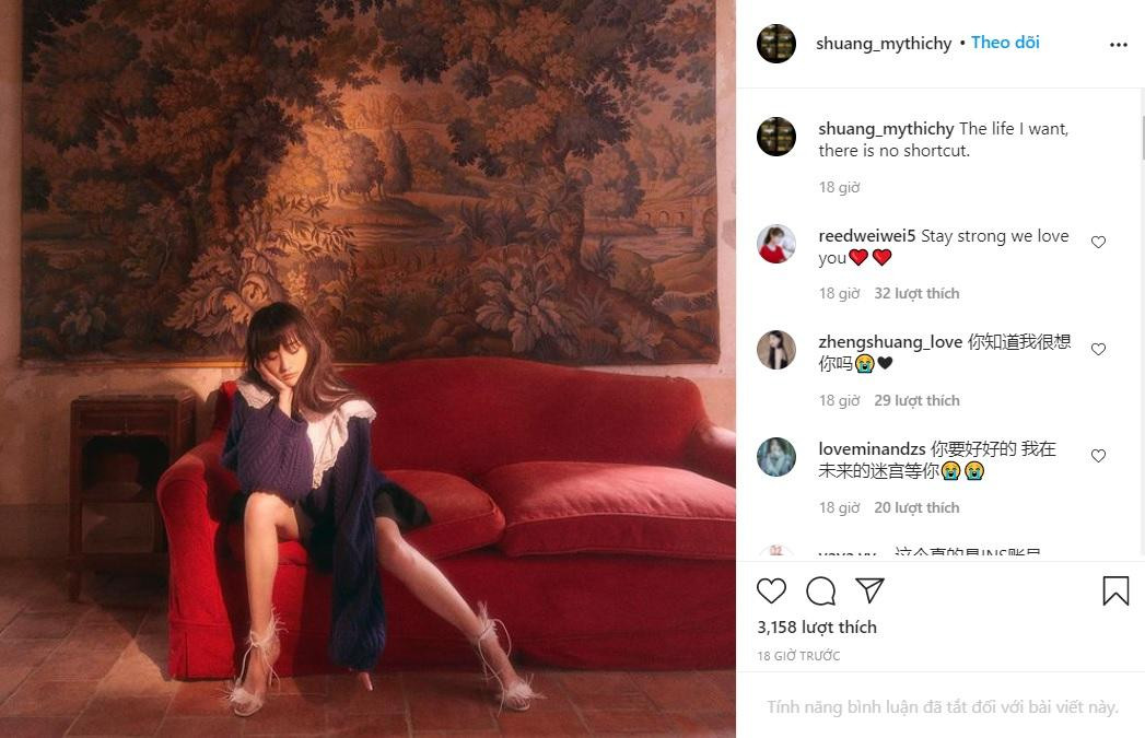 Bài đăng mới của Trịnh Sảng trên Instagram Bài đăng mới của Trịnh Sảng trên Instagram