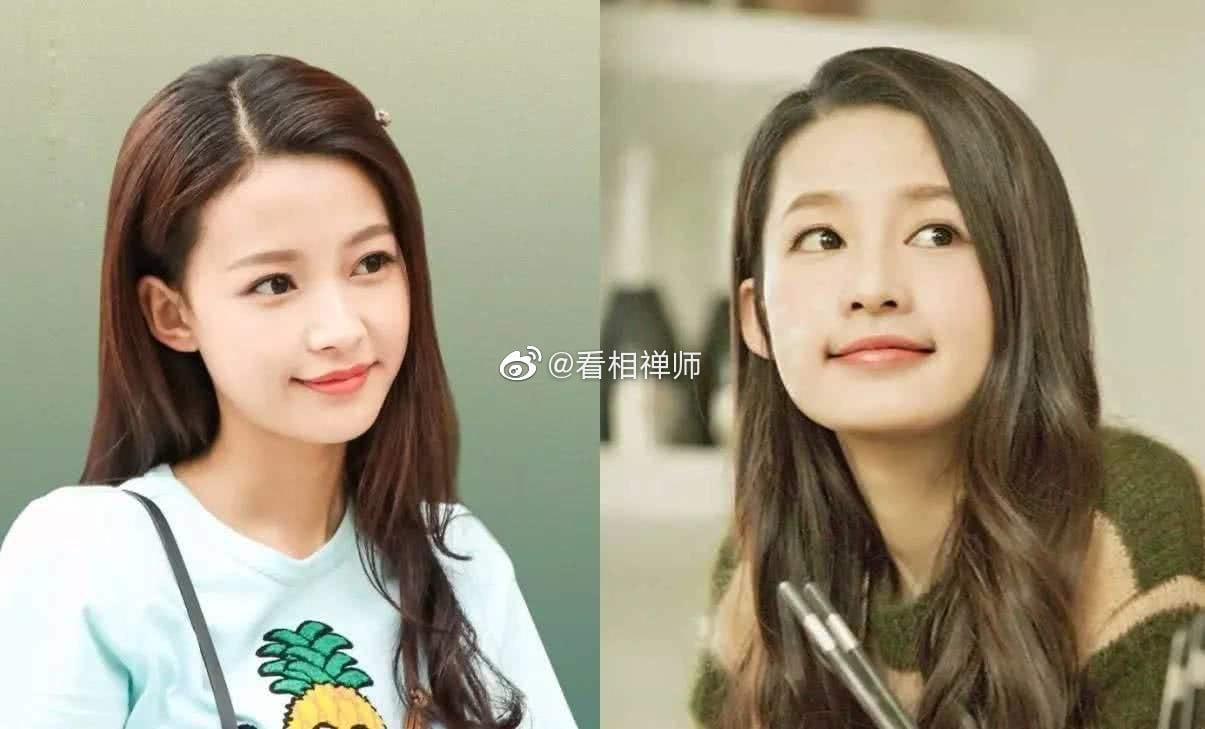 Hai nữ diễn viên trẻ Tôn Di (trái) và Lý Thấm (phải) giống nhau từ ánh mắt cho đến nụ cười