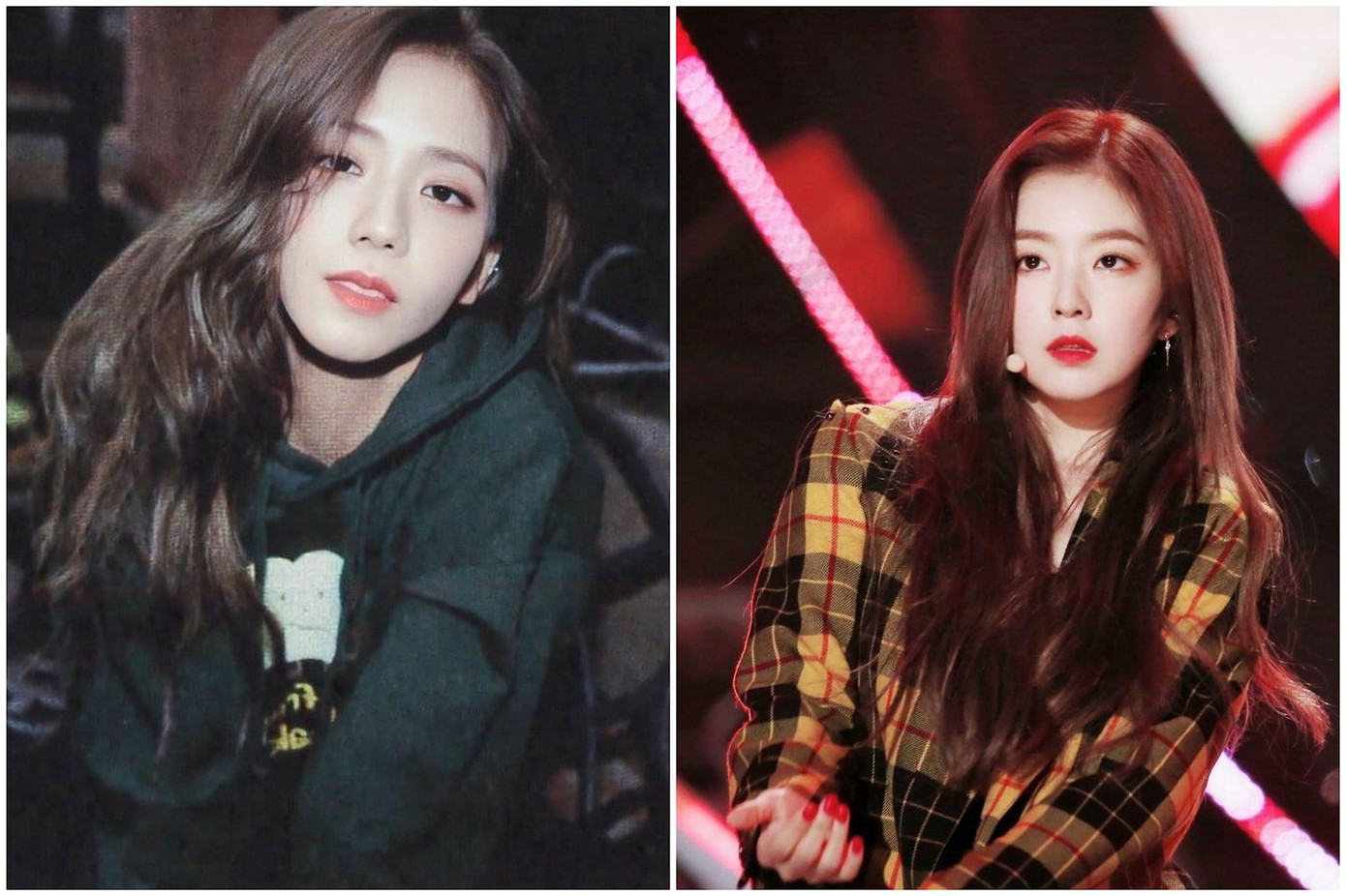Jisoo (trái) và Irene (phải)