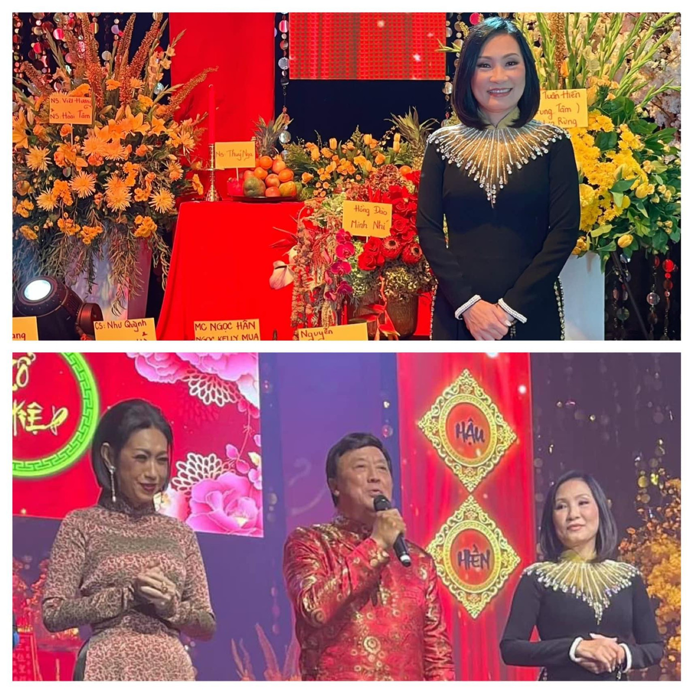 Lễ giỗ Tổ sân khấu 2021 trong khung cảnh trang nghiêm, ấm cúng và thân mật tại hải ngoại. Nghệ sĩ Hồng Đào duyên dáng đăng tải hình ảnh gửi tới khán giả.