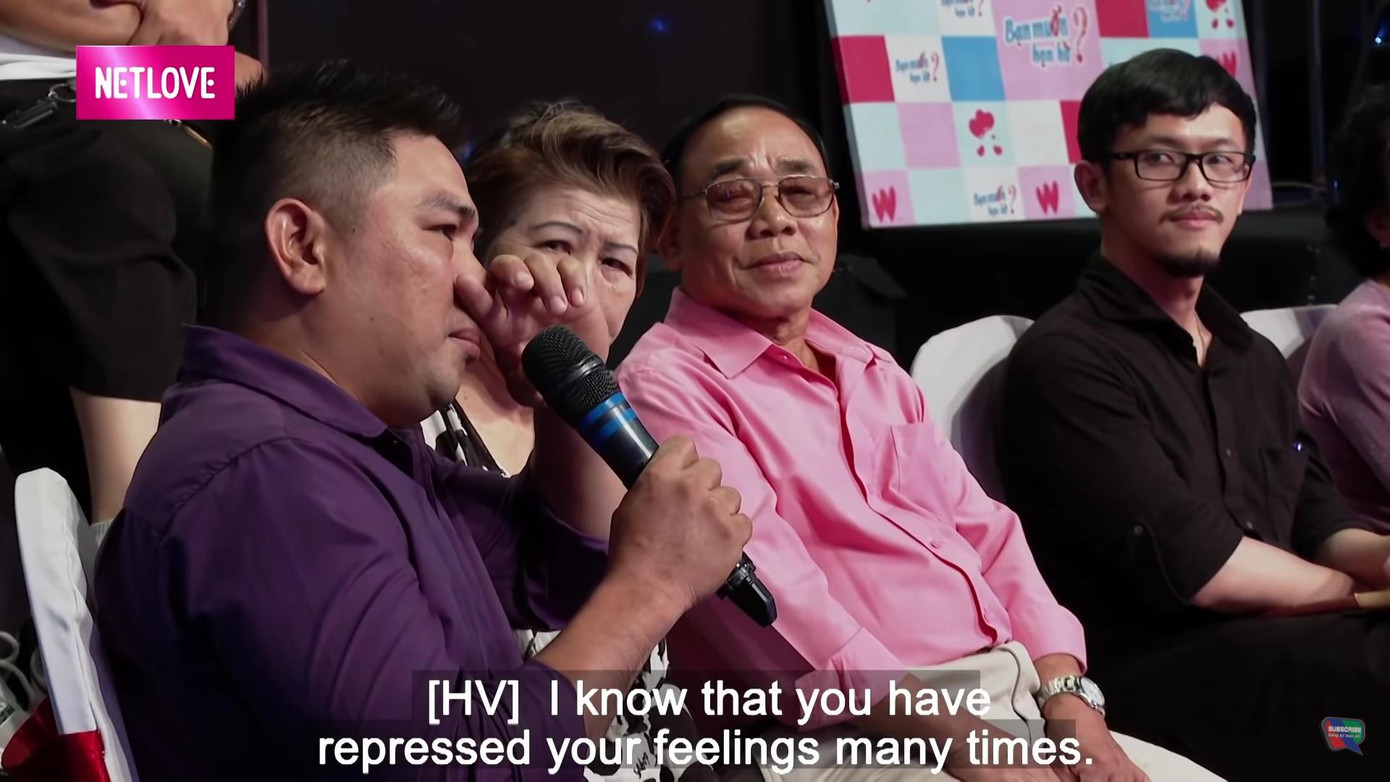 Con trai anh Luyện nghẹn ngào khi nhắc đến ba