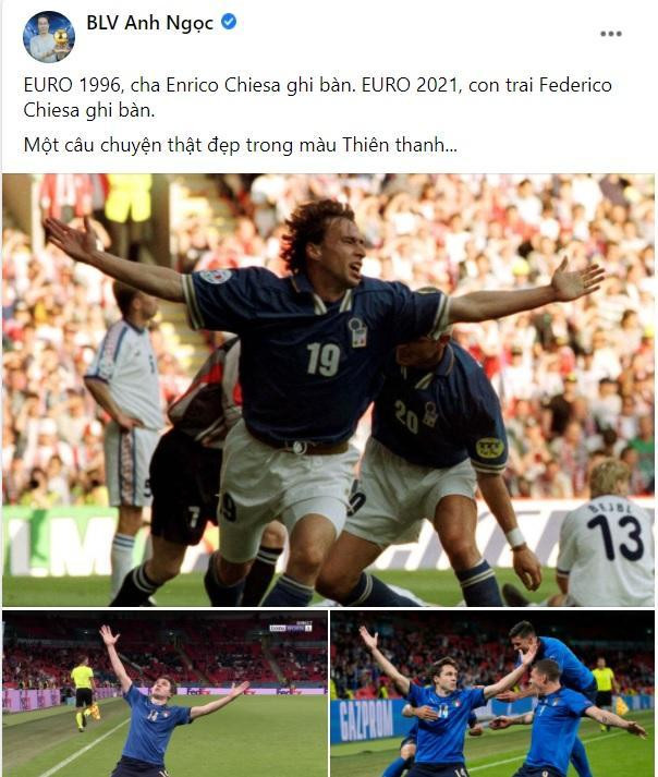 BLV Anh Ngọc chia sẻ về bàn thắng của tuyển Italy BLV Anh Ngọc chia sẻ về bàn thắng của tuyển Italy
