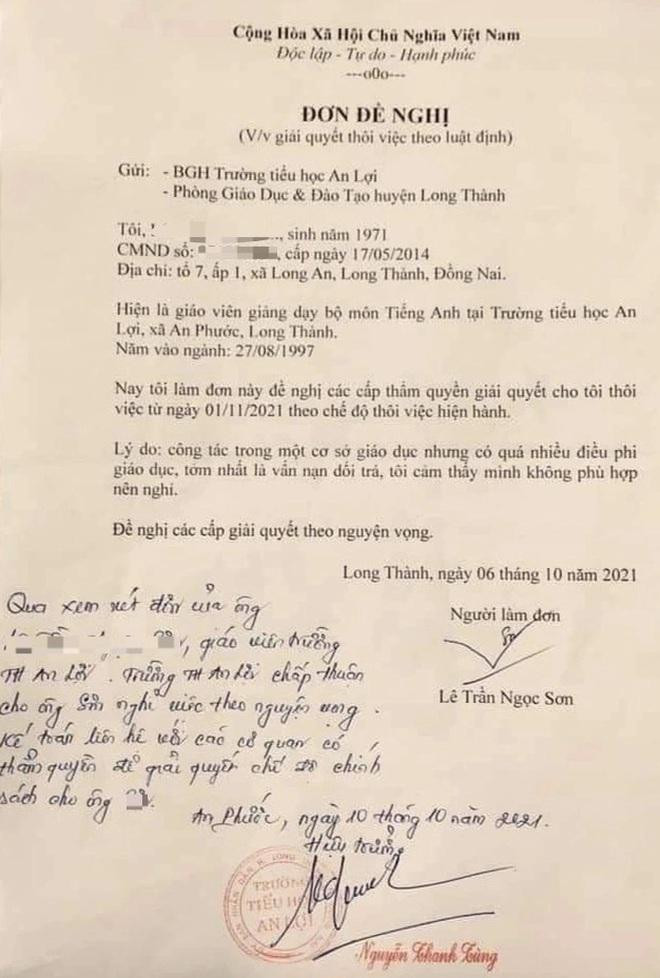 Lá đơn gây xôn xao trên mạng xã hội: Thầy giáo xin nghỉ việc "vì tởm nhất là vấn nạn dối trá".