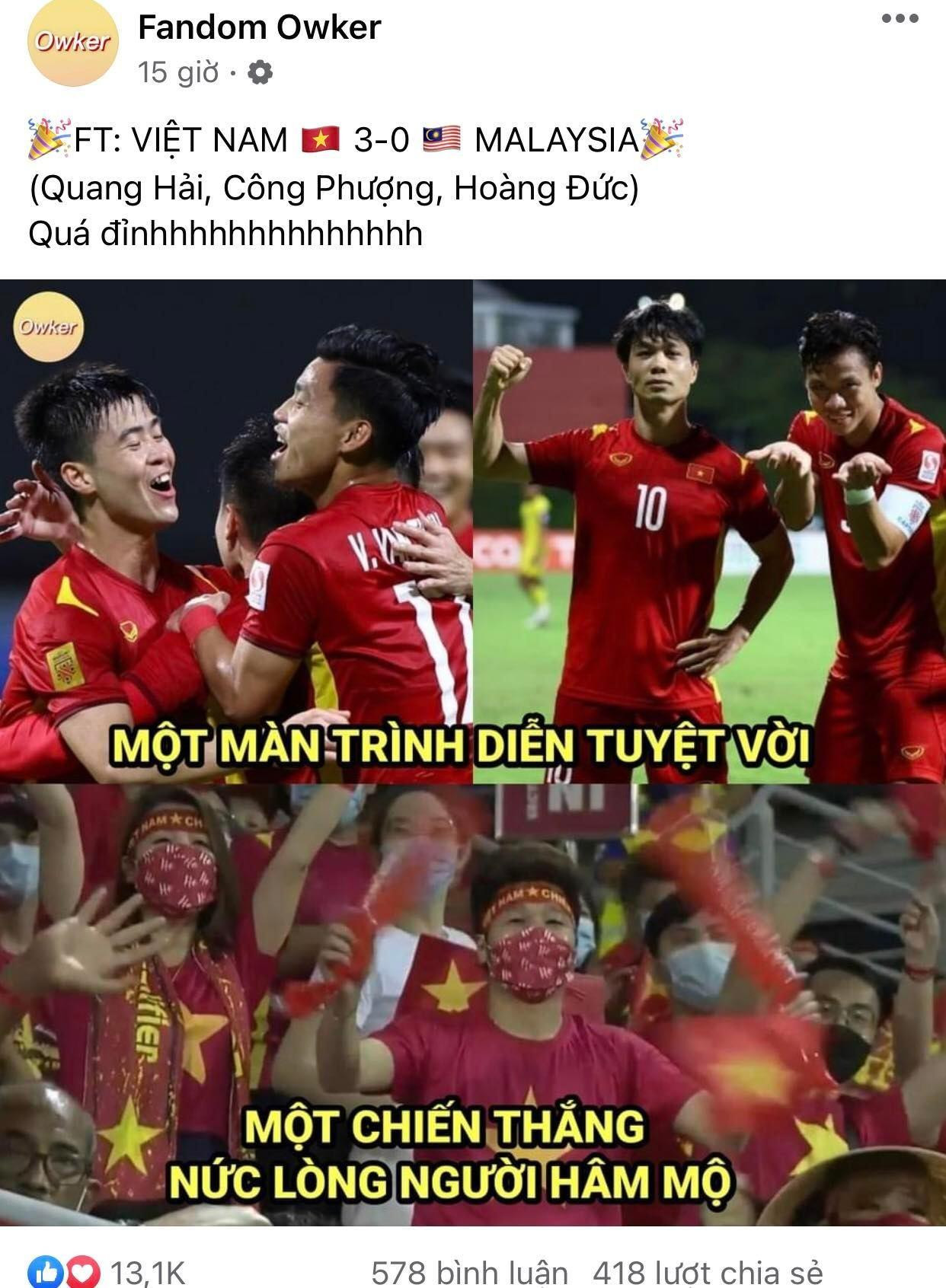 Chiến thắng dễ dàng của Việt Nam trước Malaysia Chiến thắng dễ dàng của Việt Nam trước Malaysia