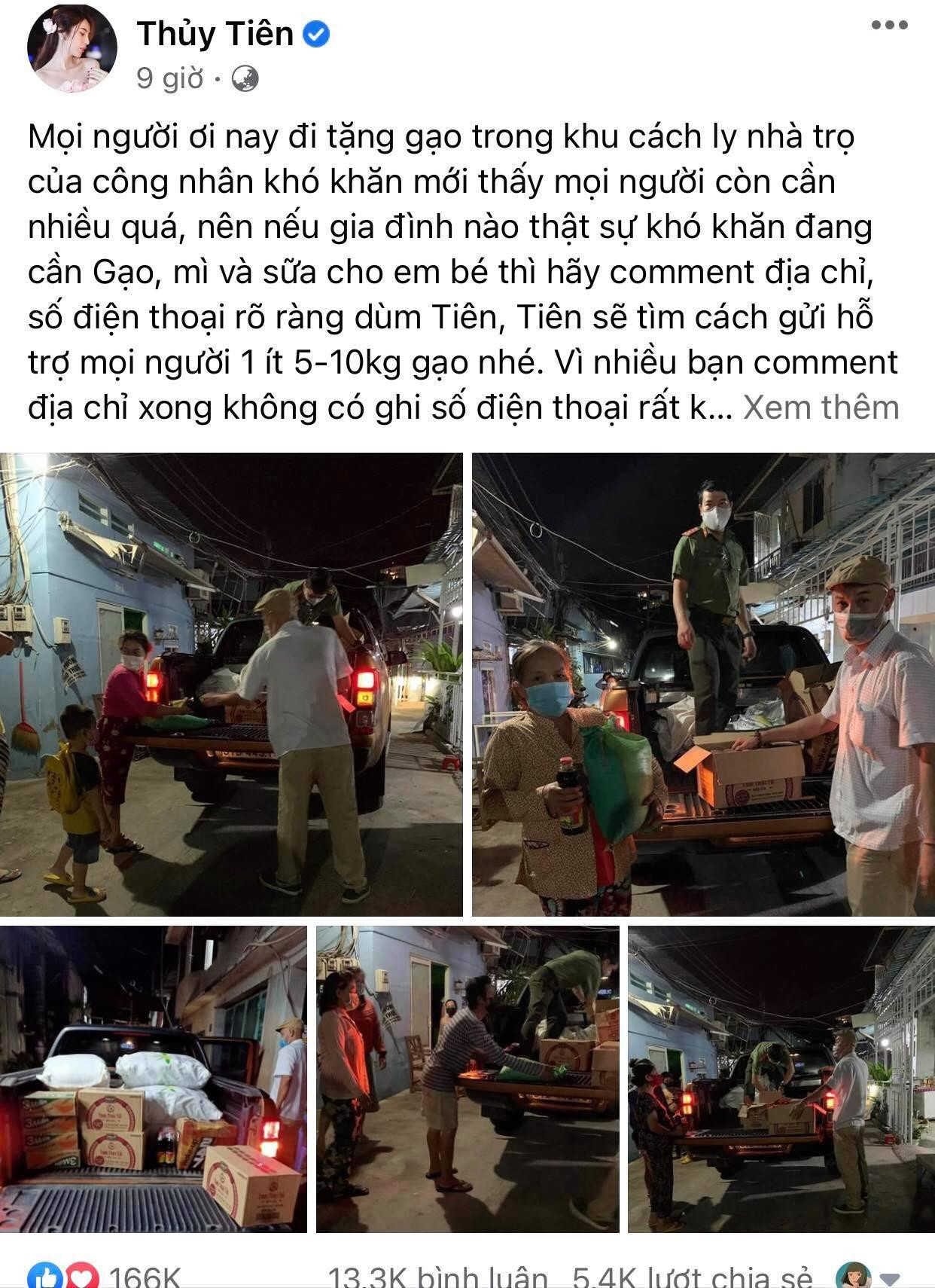 Bài đăng mới nhất của Thủy Tiên sau tranh cãi gia đình khắc tên lên mai rùa Bài đăng mới nhất của Thủy Tiên sau tranh cãi gia đình khắc tên lên mai rùa