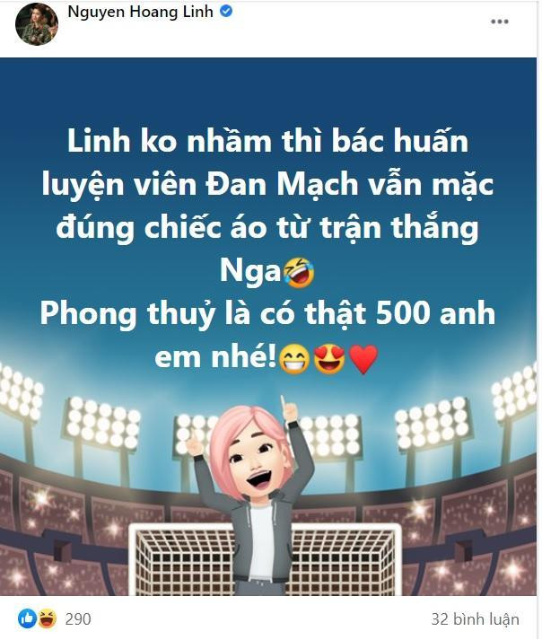 Cô tin tưởng vào chiếc áo "phong thủy" của HLV Đan Mạch Cô tin tưởng vào chiếc áo "phong thủy" của HLV Đan Mạch