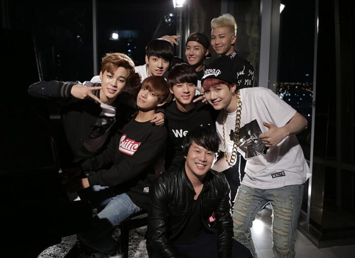 Thanh Bùi cùng BTS năm 2014 Thanh Bùi cùng BTS năm 2014