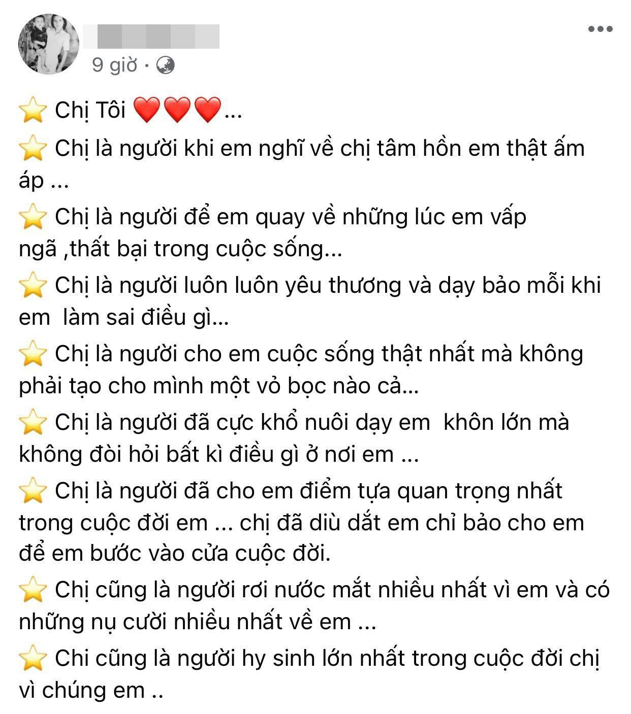 Lời nhắn gửi của em trai ruột Phi Nhung