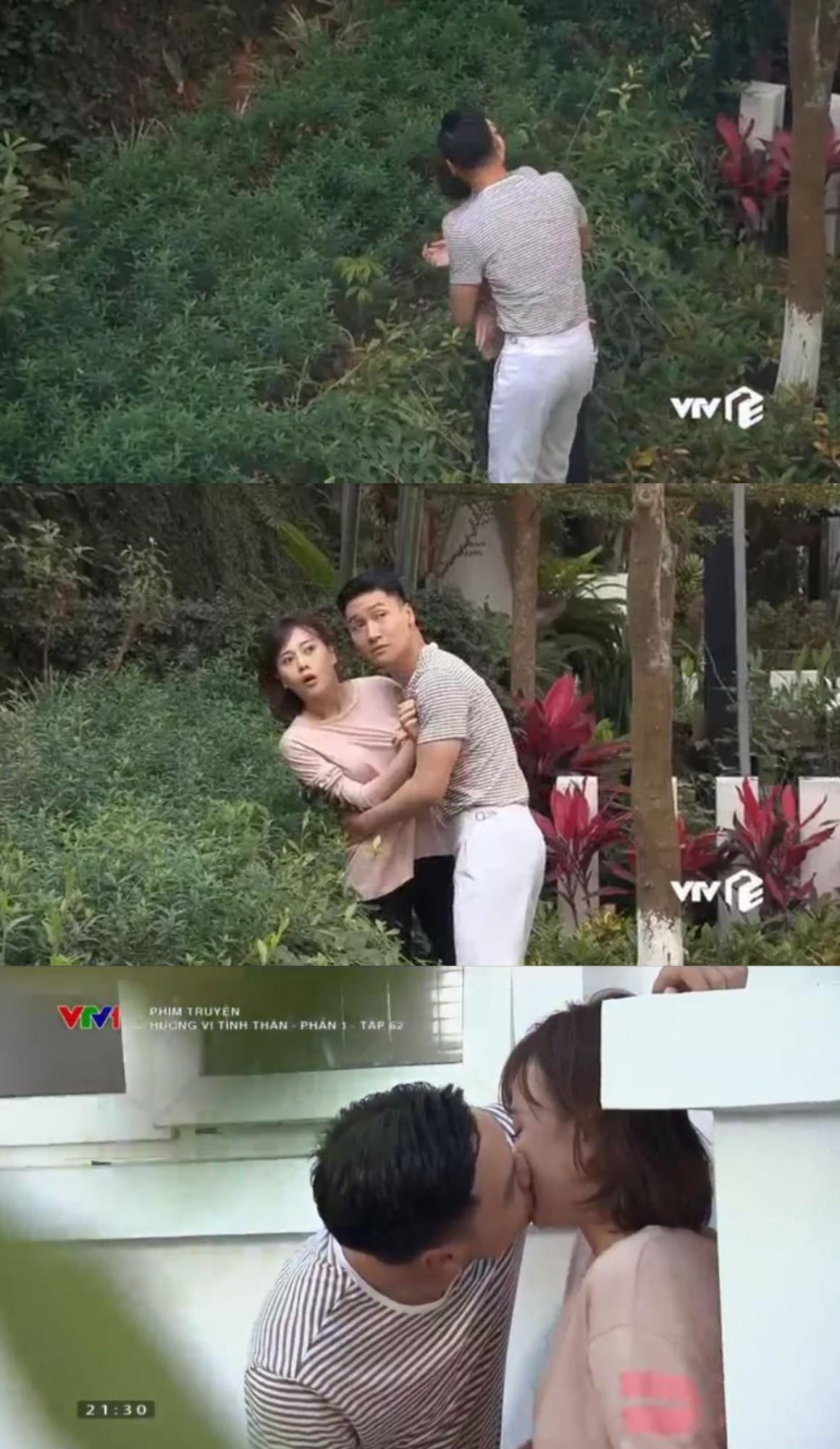 Cũng trong tập này, bà Sa (NSƯT Thu Hạnh) bất ngờ bắt gặp cảnh Long- Nam đang âu yếm sau vườn. Bà kéo bà Xuân (Quách Thu Phương) đến để bắt quả tang. Tuy nhiên Long đã phát hiện có người nhìn lén nên…trốn kịp thời. Cũng trong tập này, bà Sa (NSƯT Thu Hạnh) bất ngờ bắt gặp cảnh Long- Nam đang âu yếm sau vườn. Bà kéo bà Xuân (Quách Thu Phương) đến để bắt quả tang. Tuy nhiên Long đã phát hiện có người nhìn lén nên…trốn kịp thời.