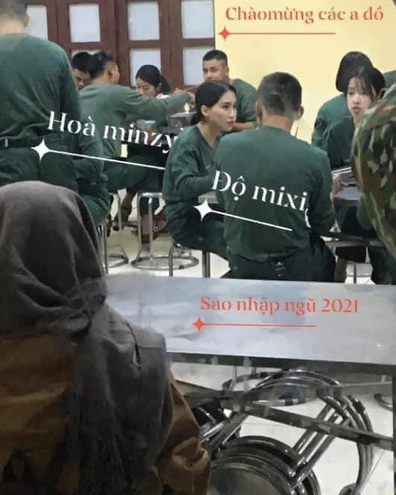 Hòa Minzy ngồi ăn cùng Puka và Độ Mixi Hòa Minzy ngồi ăn cùng Puka và Độ Mixi