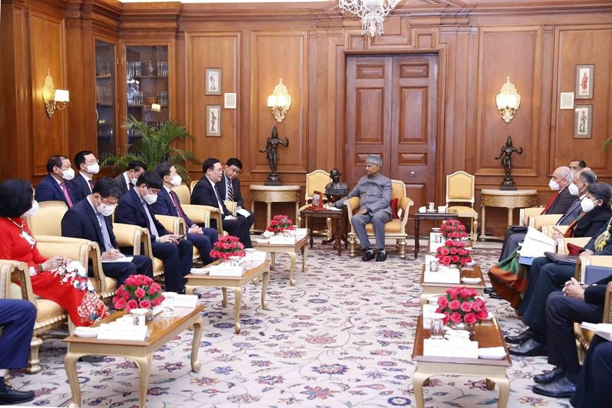 Quang cảnh cuộc gặp. (Ảnh: Doãn Tấn/TTXVN) Quang cảnh cuộc gặp. (Ảnh: Doãn Tấn/TTXVN)