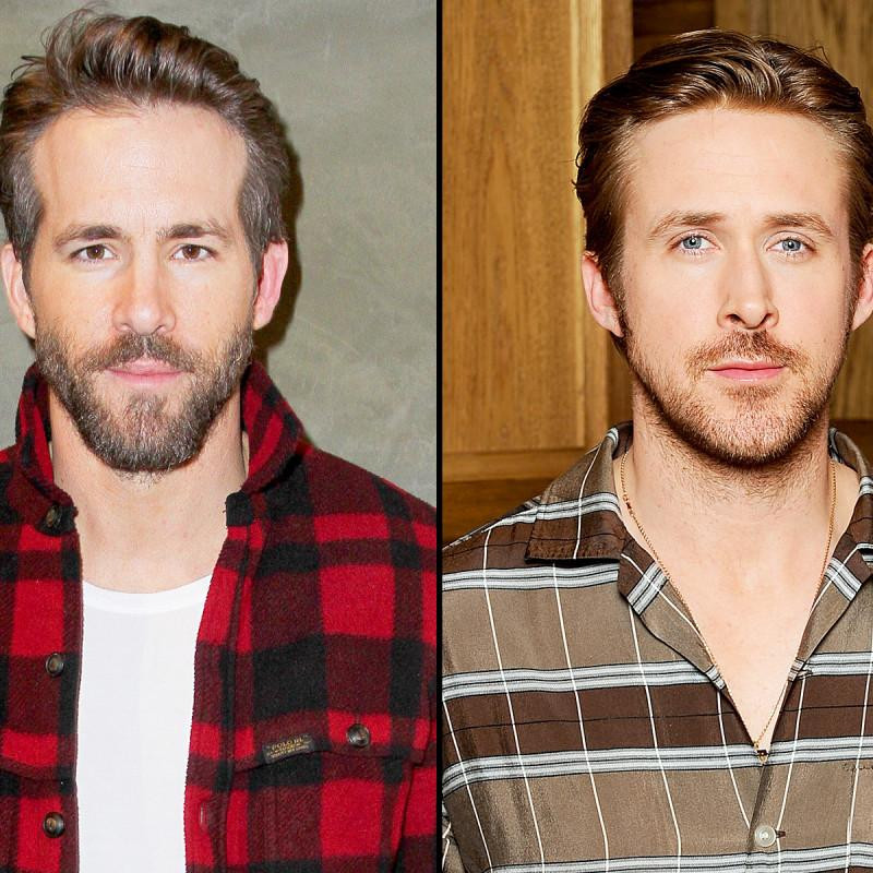 Ryan Reynolds (trái) và Ryan Gosling (phải)
