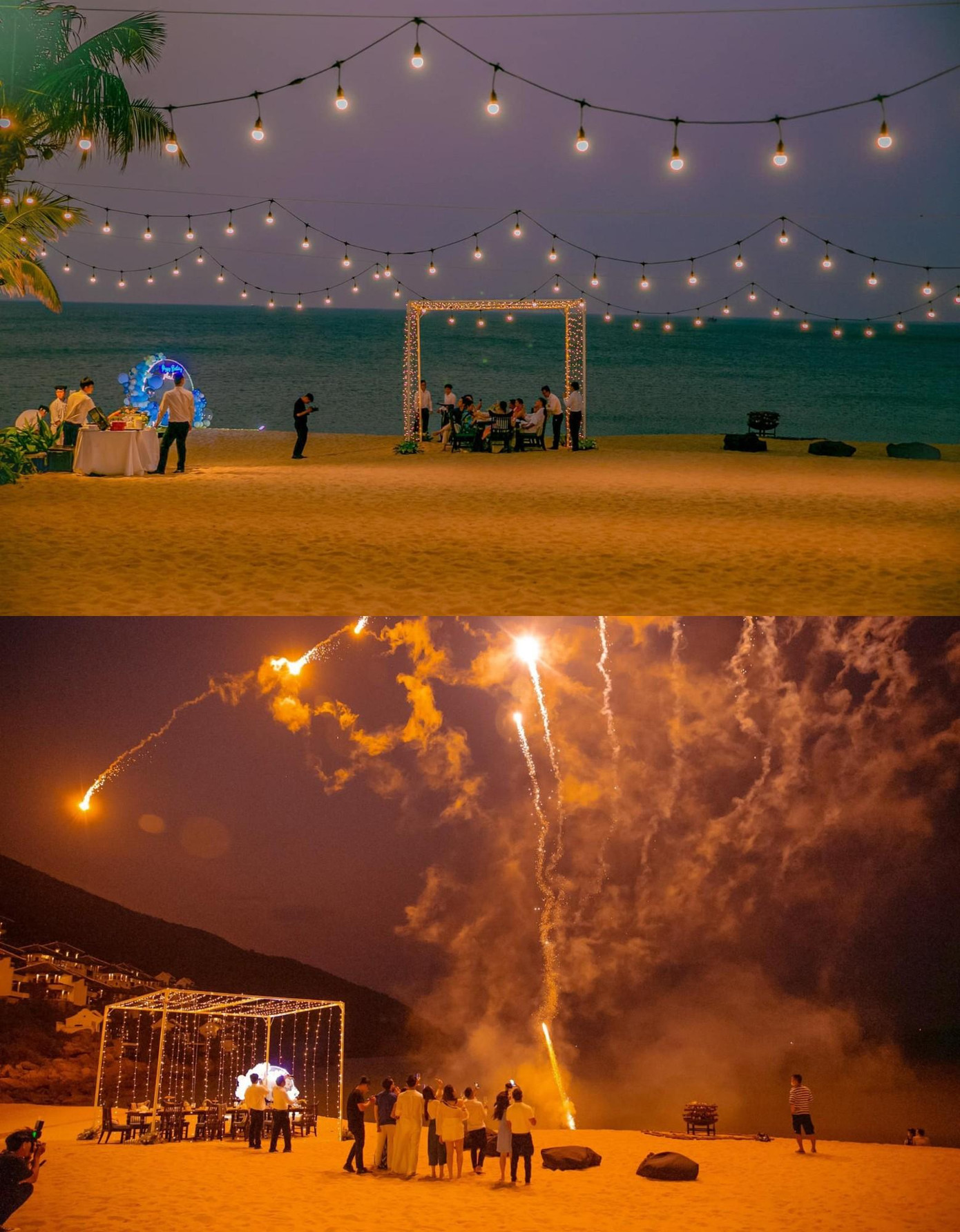 Khung cảnh thơ mộng, lãng mạn được Lâm Bảo Châu chuẩn bị cho Lệ Quyên