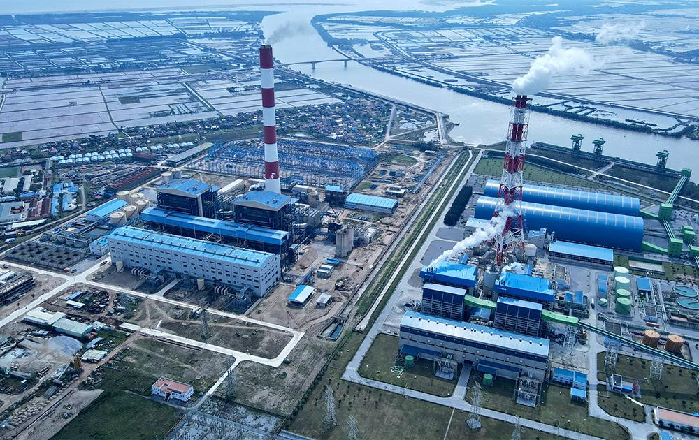 Toàn cảnh công trường NMNĐ Thái Bình 2 từ trên cao Toàn cảnh công trường NMNĐ Thái Bình 2 từ trên cao