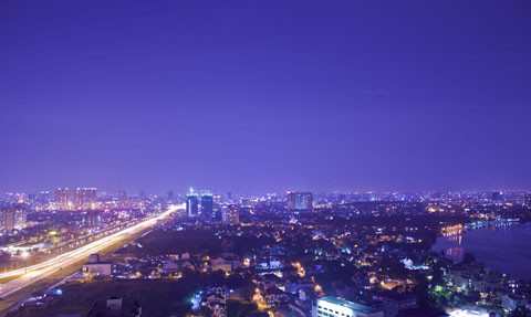 Tầm nhìn của The Vista từ trên cao