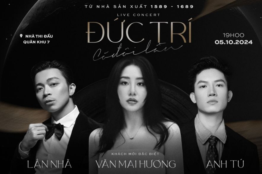 Ngoài 8 nghệ sĩ kể trên, Live Concert của Đức Trí vẫn còn 2 cái tên bí mật sẽ được giấu đến phút chót, hứa hẹn khiến khán giả bất ngờ. Ngoài 8 nghệ sĩ kể trên, Live Concert của Đức Trí vẫn còn 2 cái tên bí mật sẽ được giấu đến phút chót, hứa hẹn khiến khán giả bất ngờ.
