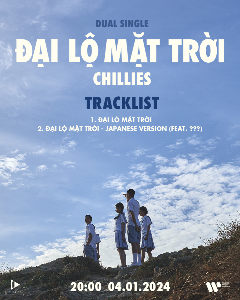 Poster giới thiệu đĩa đơn kép Đại Lộ Mặt Trời của Chillies.